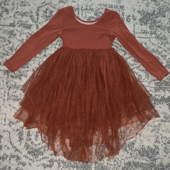 Girls long sleeve sequin dress - Picture 3 of 3